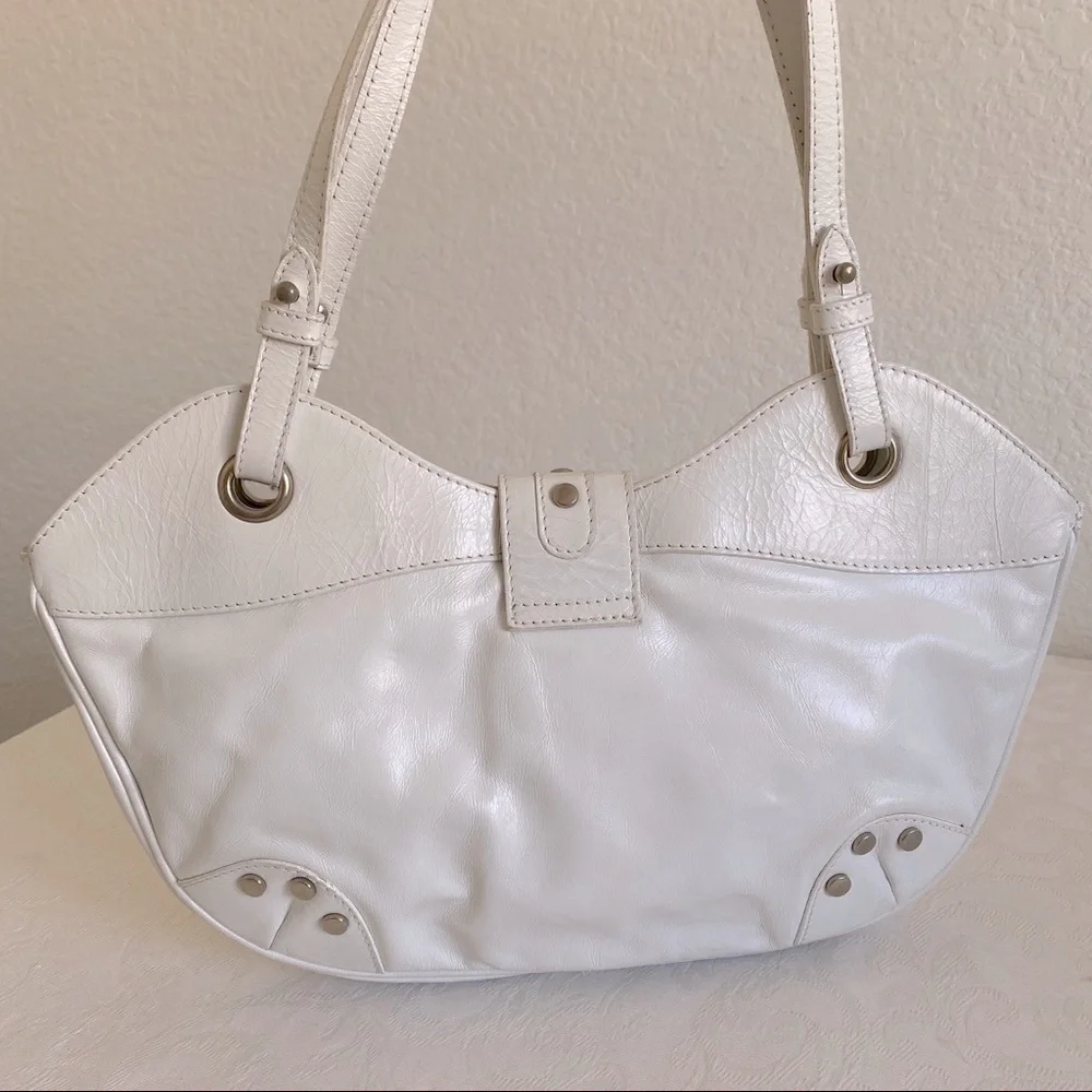 Maurizio taiuti shout studded leather hobo bag
